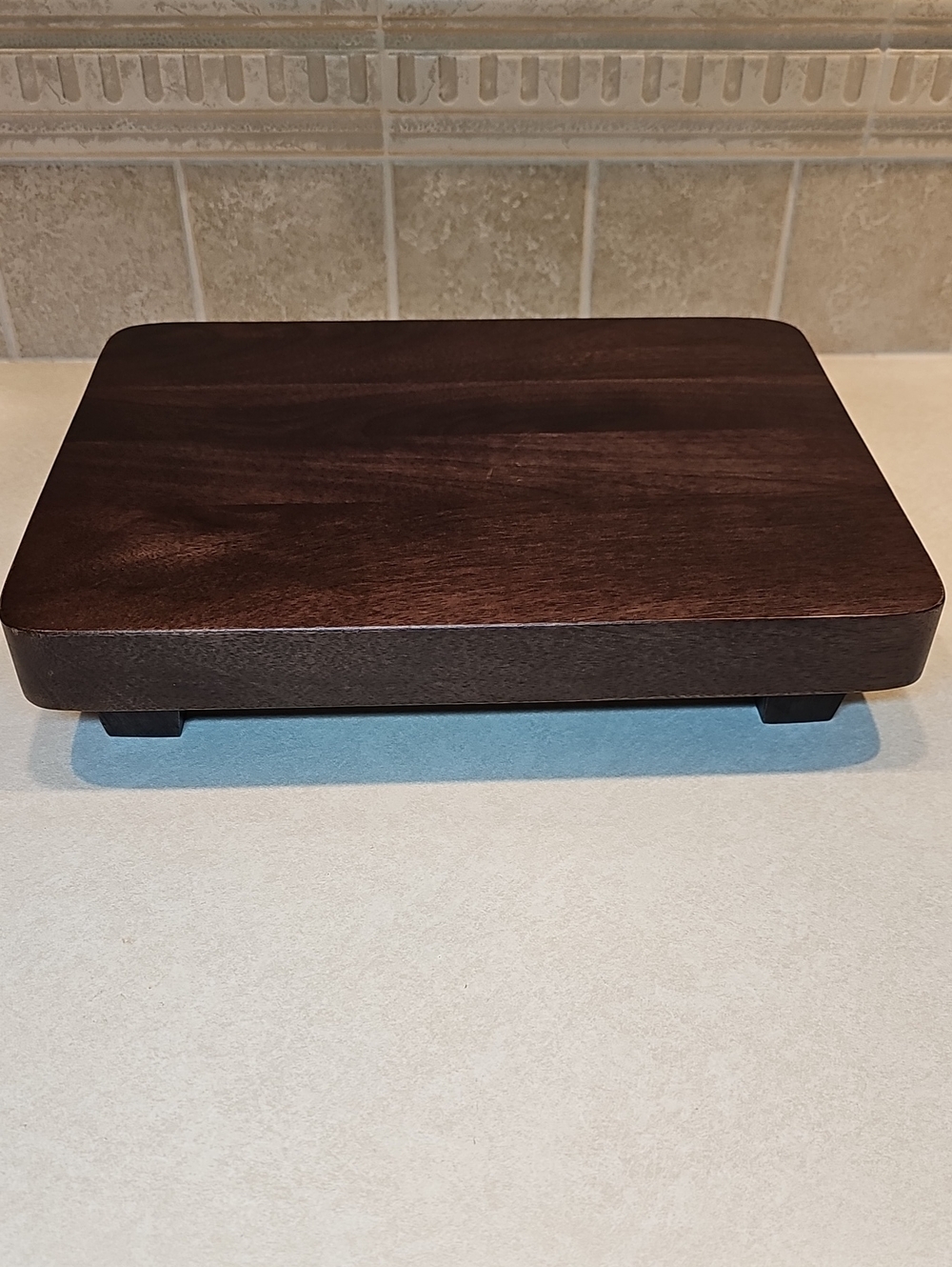 Hearth and Hand 10x13 Wooden Footed Trivet Serving Tray .